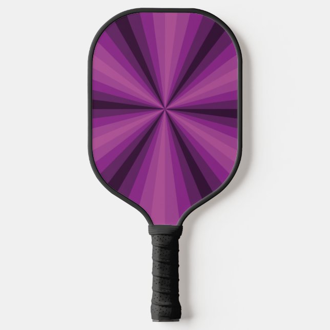 Optical Illusion Purple Pickleball Paddle (Front)