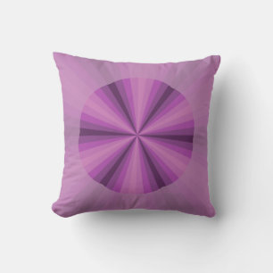 Optical Illusion Purple Pillow