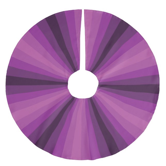 Optical Illusion Purple Tree Skirt (Front)