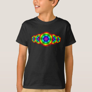 Optical Illusion Rainbow Kid's and Baby Dark Shirt