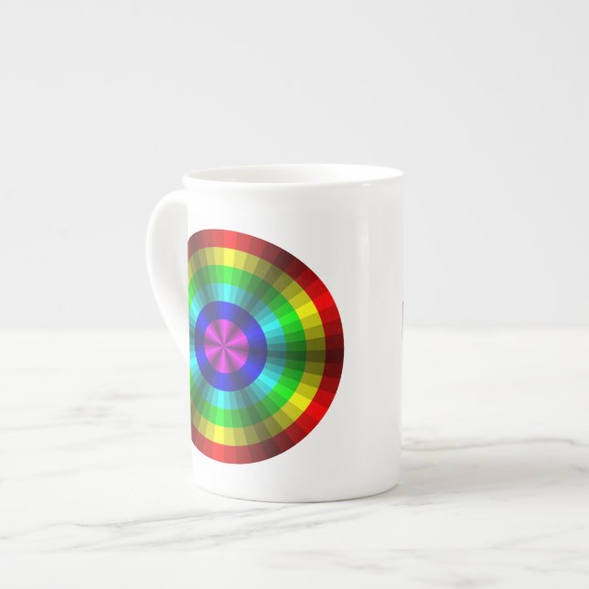 Optical Illusion Rainbow Speciality Mug (Front Left)