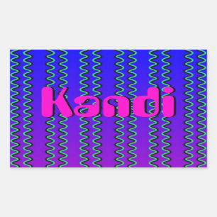 Optical Illusion Rectangular Sticker