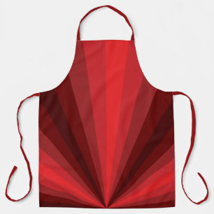 Optical Illusion Red All-Over Print Apron