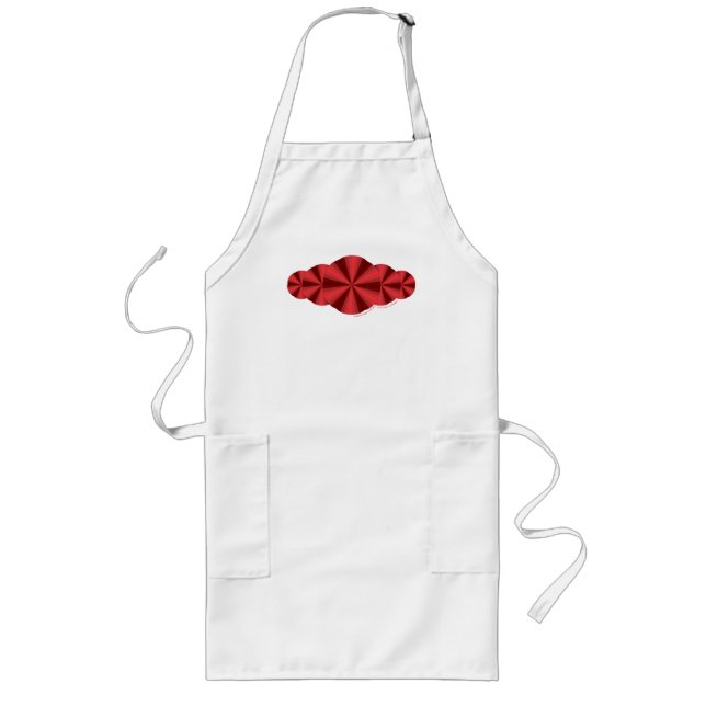 Optical Illusion Red Apron (Front)