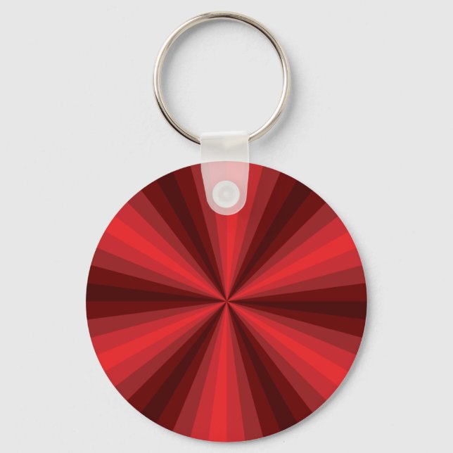 Optical Illusion Red Keychain (Front)