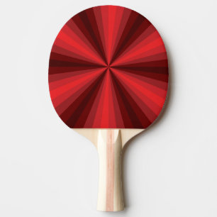 Optical Illusion Red Ping Pong Paddle