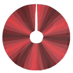 Optical Illusion Red Tree Skirt