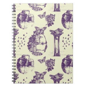 Optical Illusion Spiral Notebook