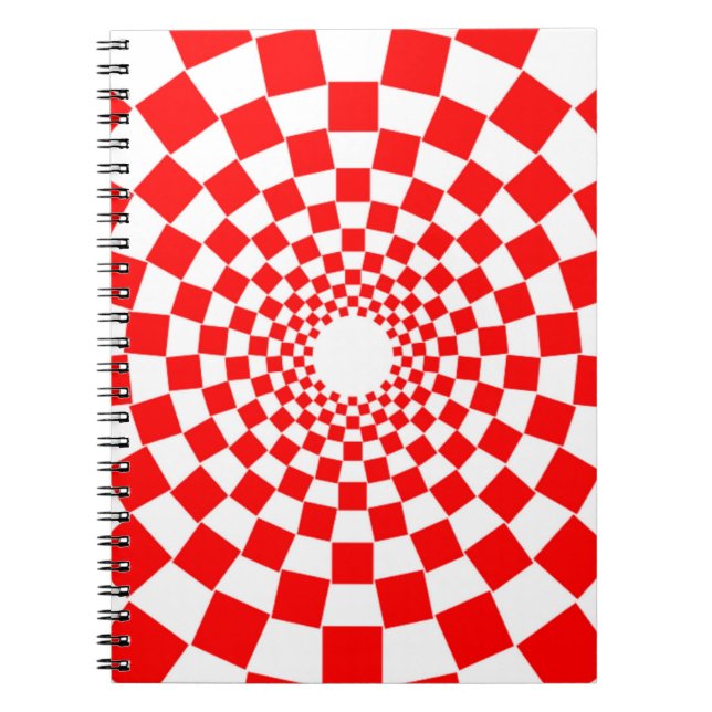 OPTICAL ILLUSION SPIRAL NOTEBOOK (Front)