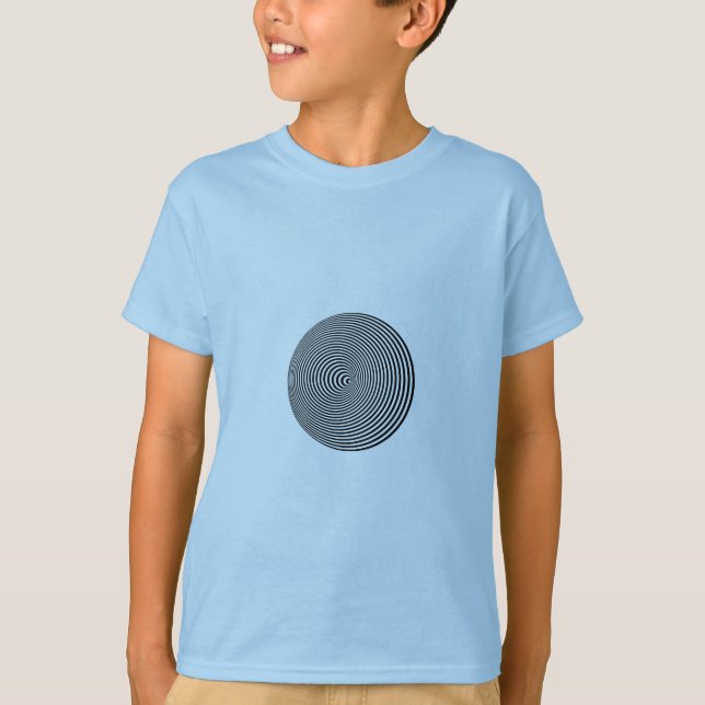Optical Illusion Spiral T-Shirt (Front)