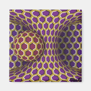 Optical Illusion Trick Drawing Rotation Turning Magnet