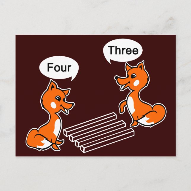 Optical illusion Trick Postcard (Front)