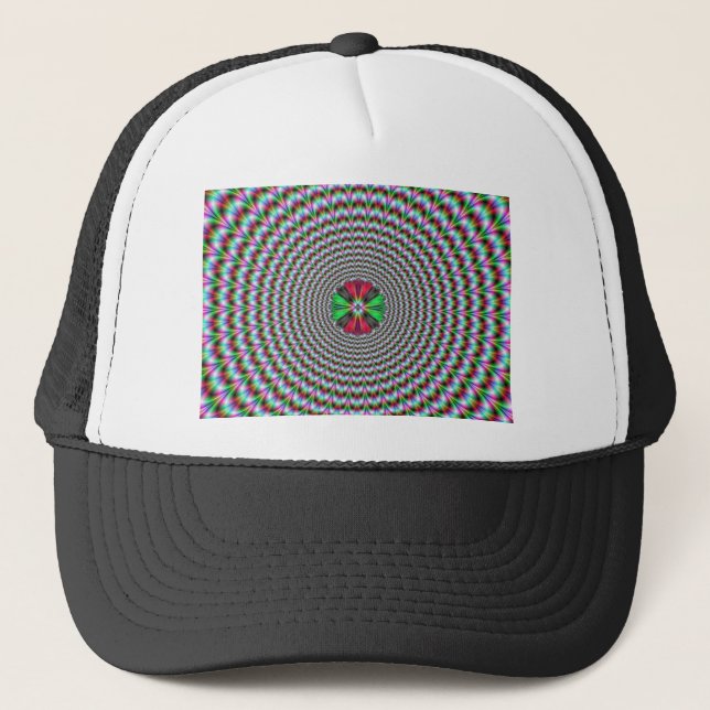 Optical Illusion Trucker Hat (Front)