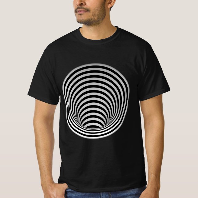 Optical Illusion Tunnel T-Shirt (Front)