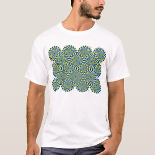 Optical Illusion Wheels T-Shirt
