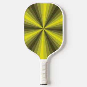 Optical Illusion Yellow Pickleball Paddle