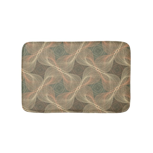 Optical Illusions: Geometric Intrigue Bath Mat (Front)