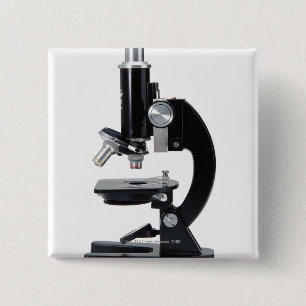 Optical Microscope 2 15 Cm Square Badge