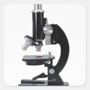 Optical Microscope 2 Square Sticker