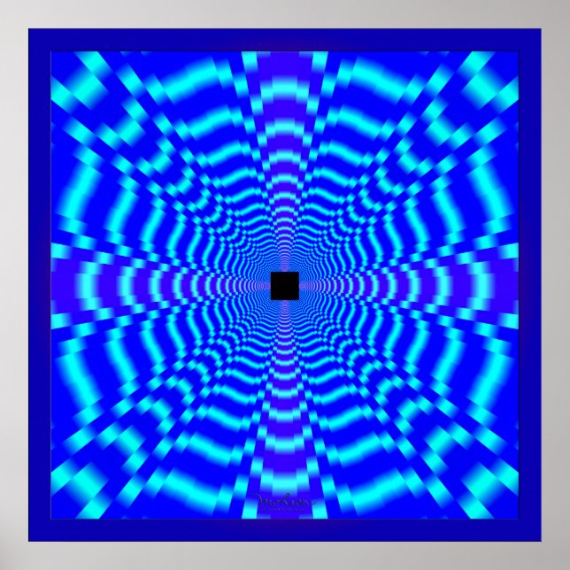 Optical Speed Illusion Poster (Front)
