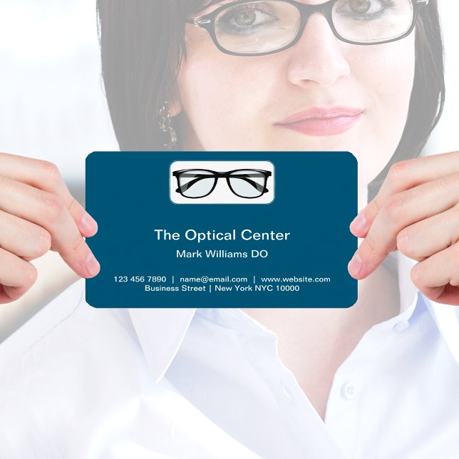 Optical Store And Ophthalmologist Business Cards  (Creator Uploaded)