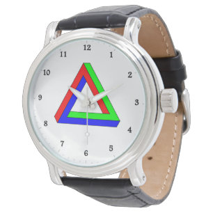 Optical Triangle illusion Watch