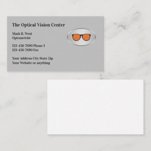 Optical Vision Theme Business Cards