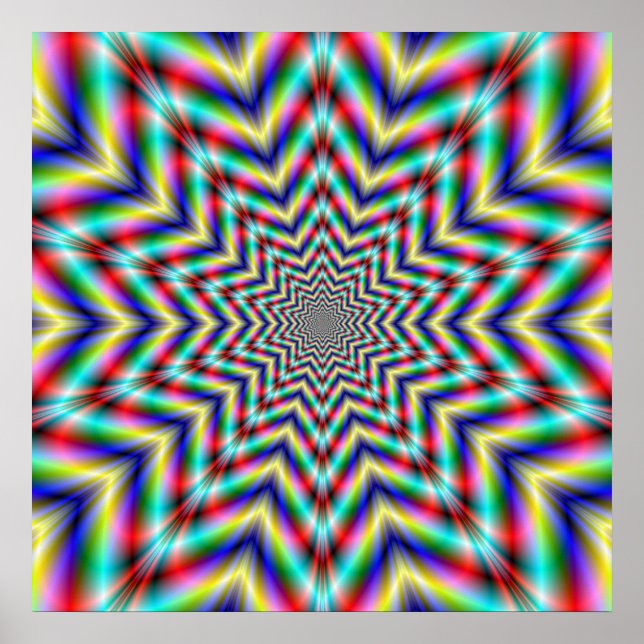 Optically Challenging Star Poster (Front)
