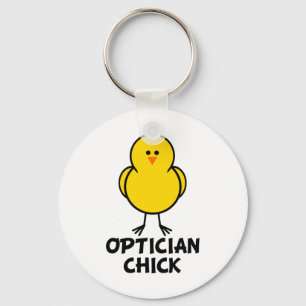 Optician Chick Key Ring