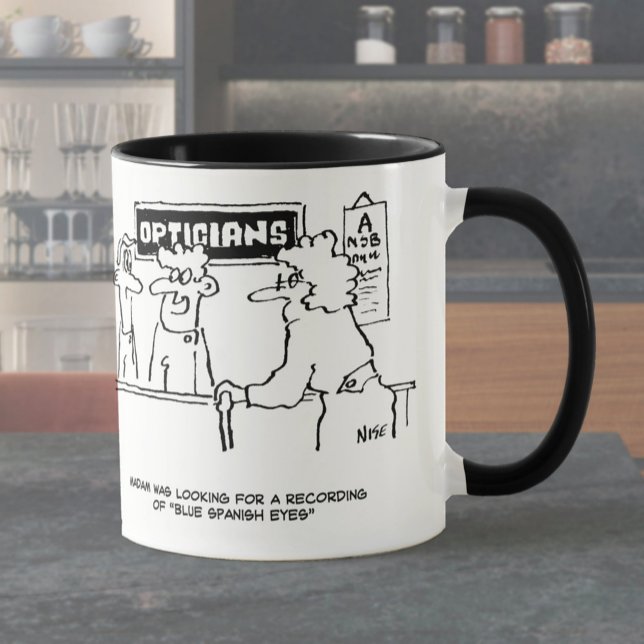 Optician is asked for "Spanish Eyes" Mug (Creator Uploaded)