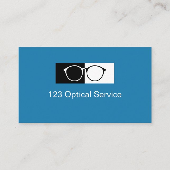 Optician Optical Vision Care Store  Business Card (Front)