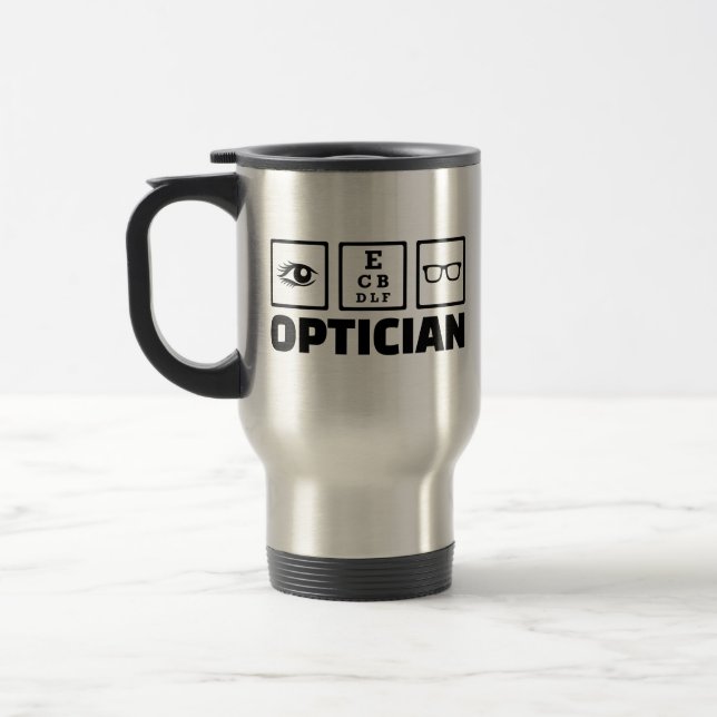 Optician Travel Mug (Left)