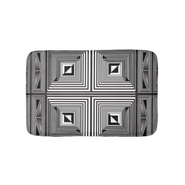 Optics thru Shapes  Bath Mat (Front)