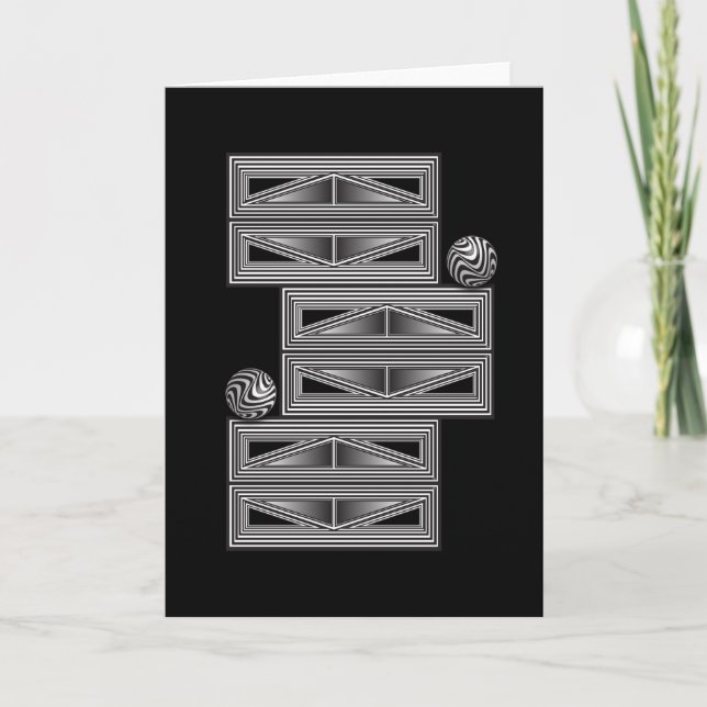 Optics thru Shapes  Card (Front)