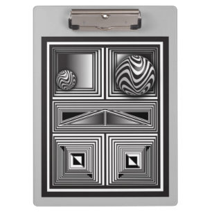 Optics thru Shapes Clipboard