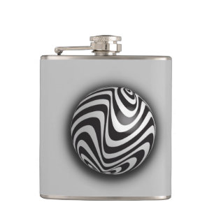 Optics thru Shapes  Hip Flask