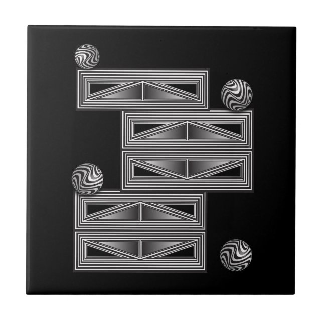 Optics thru Shapes  Tile (Front)