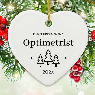 Optimetrist First Christmas Ceramic Tree Decoration