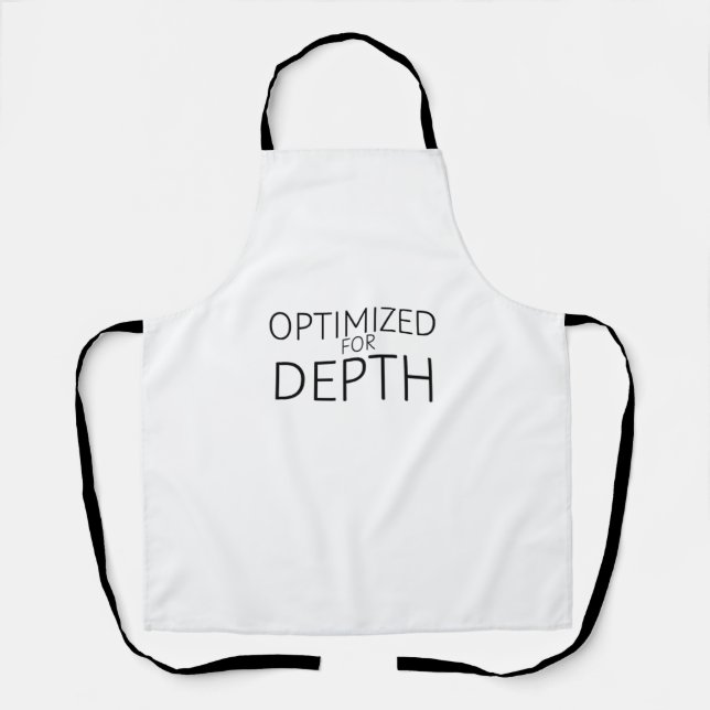 Optimised For Depth Minimalist Industrial Apron (Front)
