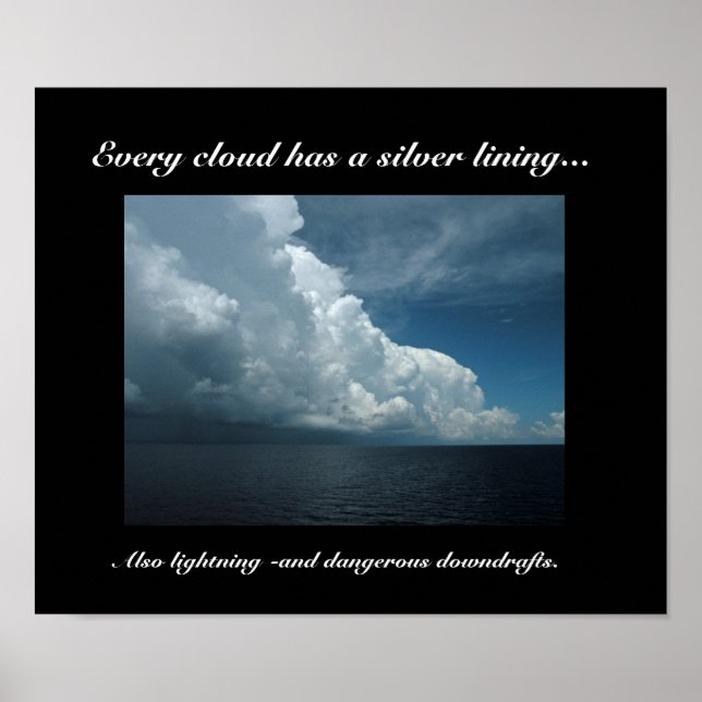 Optimism Demotivational Poster Print (Front)