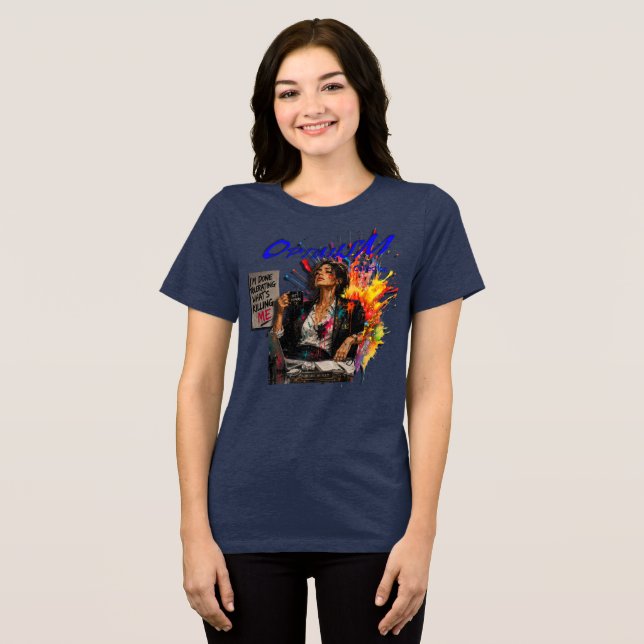 OPTIMISM Tri-Blend SHIRT (Front Full)