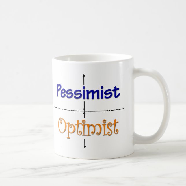 Optimist-Pessimist Mug (Right)