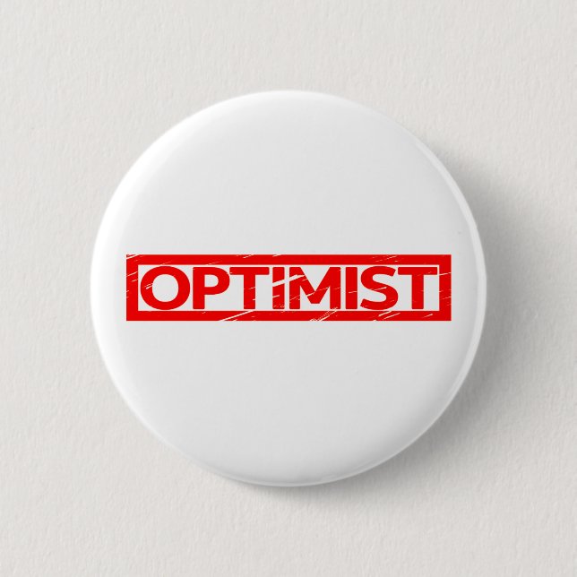 Optimist Stamp 6 Cm Round Badge (Front)