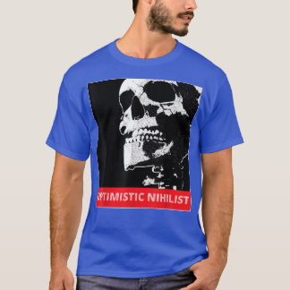 Optimistic Nihilist - Vintage Skull Skeleton T-Shi T-Shirt