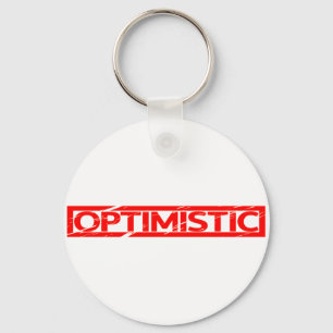 Optimistic Stamp Key Ring