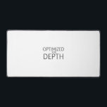 Optimized For Depth Minimalist Technical Desk Mat<br><div class="desc">Create a dedicated zone for deep work. This premium, expansive desk mat provides a high-contrast visual anchor for your setup, signaling that the current protocol is focused execution.</div>