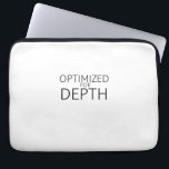 Optimized For Depth Minimalist Technical Laptop Sleeve<br><div class="desc">Isolate the hardware. Premium padded sleeve featuring the signature PureType Studio design to protect the primary tool of your deep-work sessions.</div>