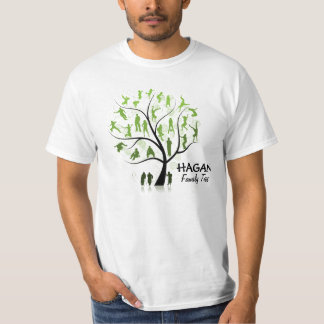 OPTION 1 (Front & Back) Hagan 3 Generations Tree T-Shirt
