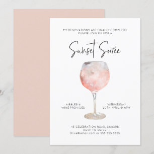 Option 2: Sunset Soiree Invitation