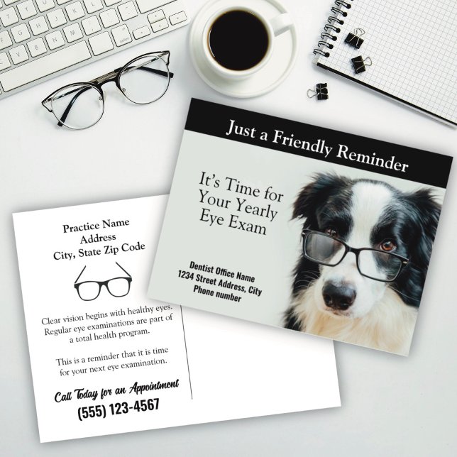 Optometrist Appointment Reminder Postcard (Creator Uploaded)